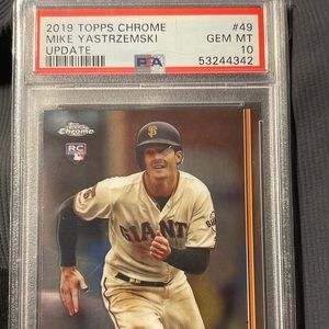 2019 Topps chrome PSA 10
